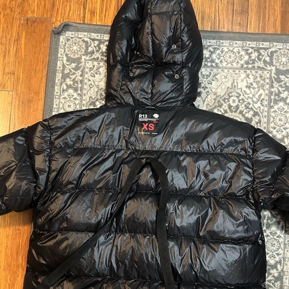 R13 Reversible Down Coat - Picture 10 of 13